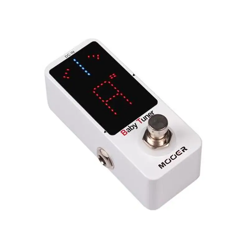 Mooer-Baby Tuner Guitar Pedal, High Precision Tuning Micro Pedals for Most Electric Guitar Bass, Chromatic Tuner Effect Pedal