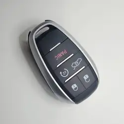Smart Remote Key Case Shell 5 Buttons For Alfa Romeo Stelvio Giulia 2017-2024 4C Spider Car