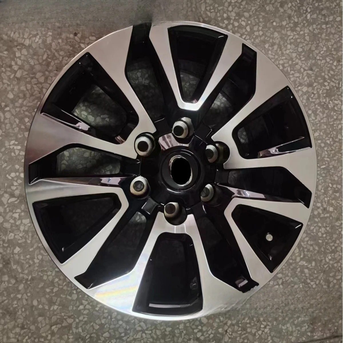 Suitable for 10-20 overbearing Prado FJ150LC150 modified bright black 6-hole 18-inch car wheels