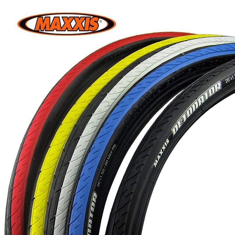 26 MTB Bicycle Tires Detonator Ultralight Tire 26*1.0/1.25/1.5 27.5*1.5 Half Slick Mountain Bike Tire Steel Wire Tyre