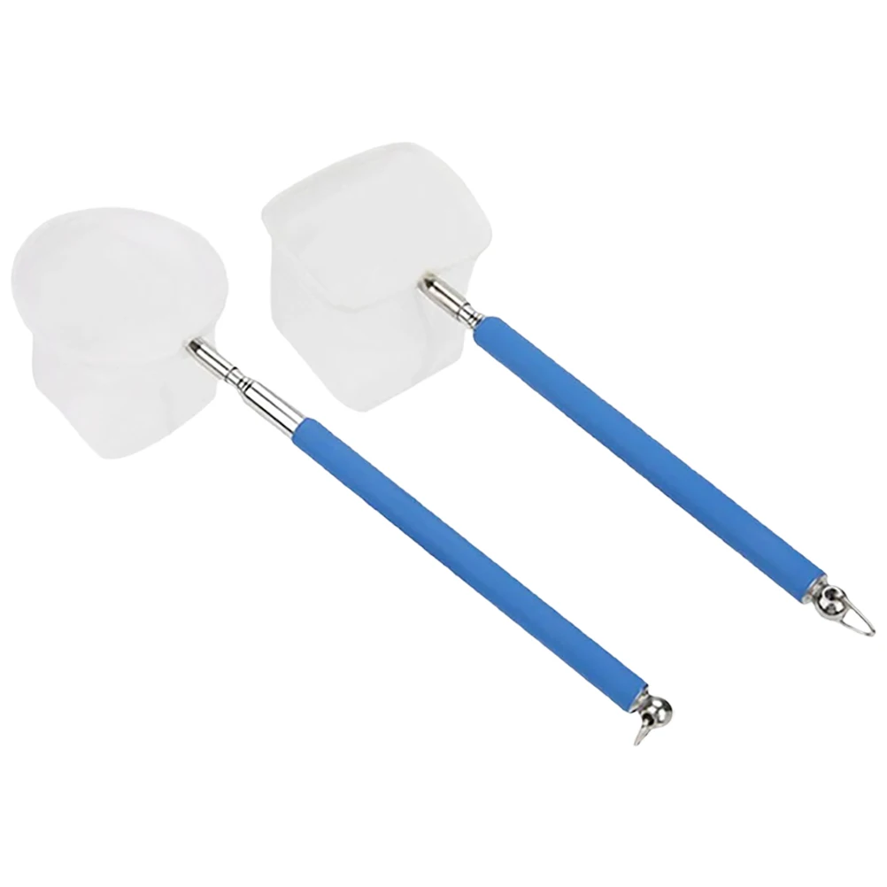 

2Pcs Small Telescopic Shrimp Net Extendable Handle Aquarium Cleaning Fish Catching Reusable Soft Mesh Tank Tools