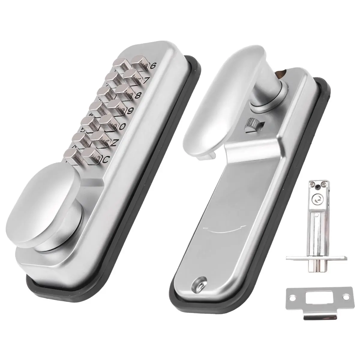 GTS Digital Push Button Door Lock Key Pad Code Combination Access Mechanical Keyless