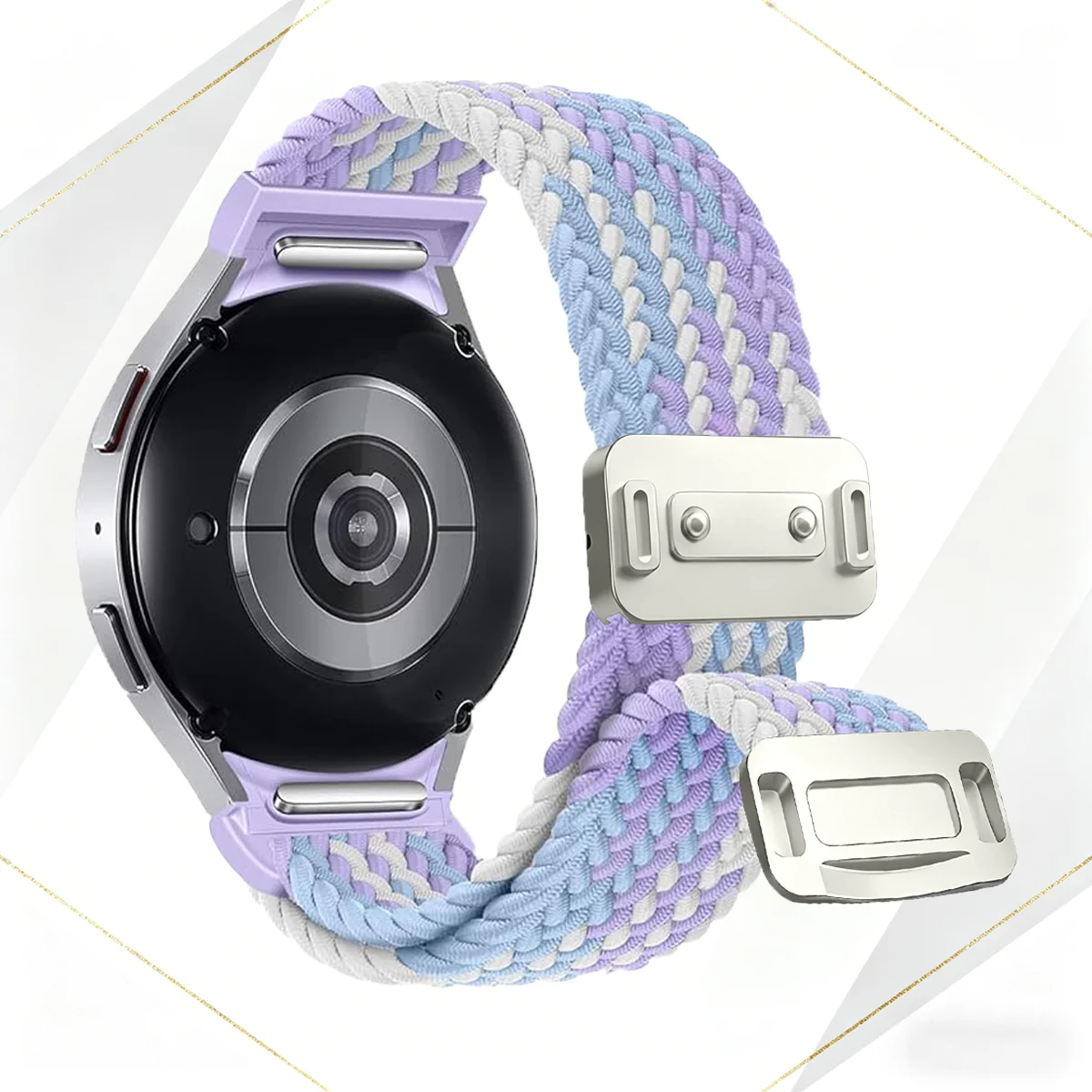 No Gaps Trail Loops For Samsung Galaxy Watch6 5 4 5Pro Band 20m Magnetic Watchband Bracelets For Samsung Watch 6 Classic