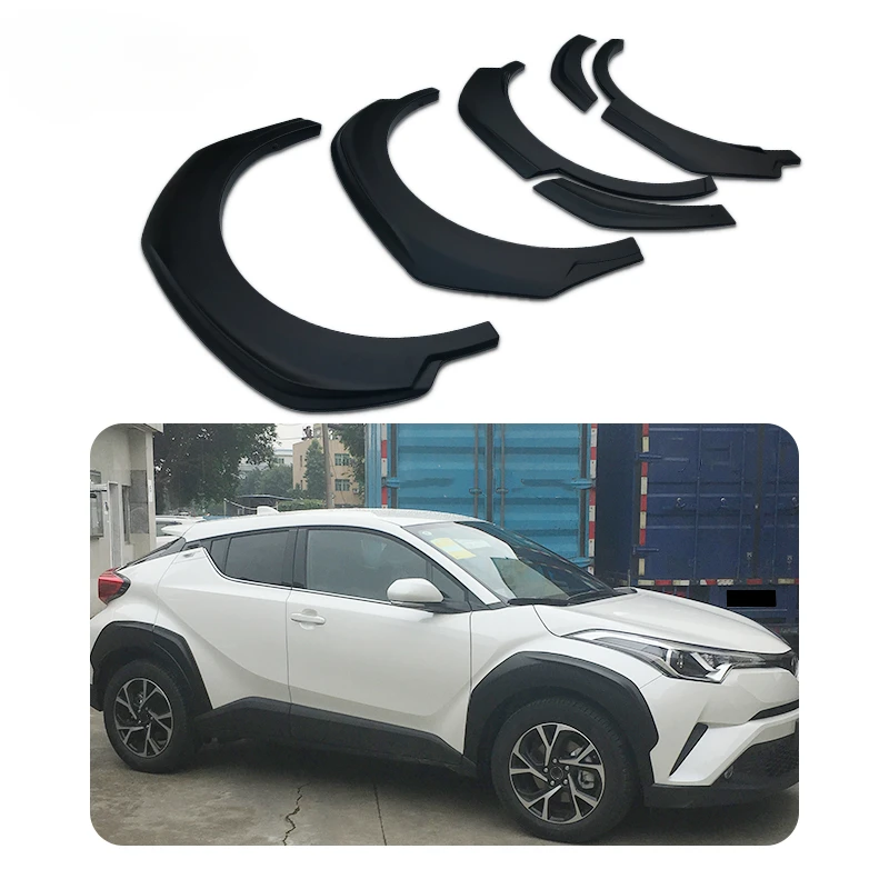 Mosun factory Fender Flare for TOYOTA C-HR CHR 2016-2022 wheel arch ABS Simple Injection Style pick-up truck accessories