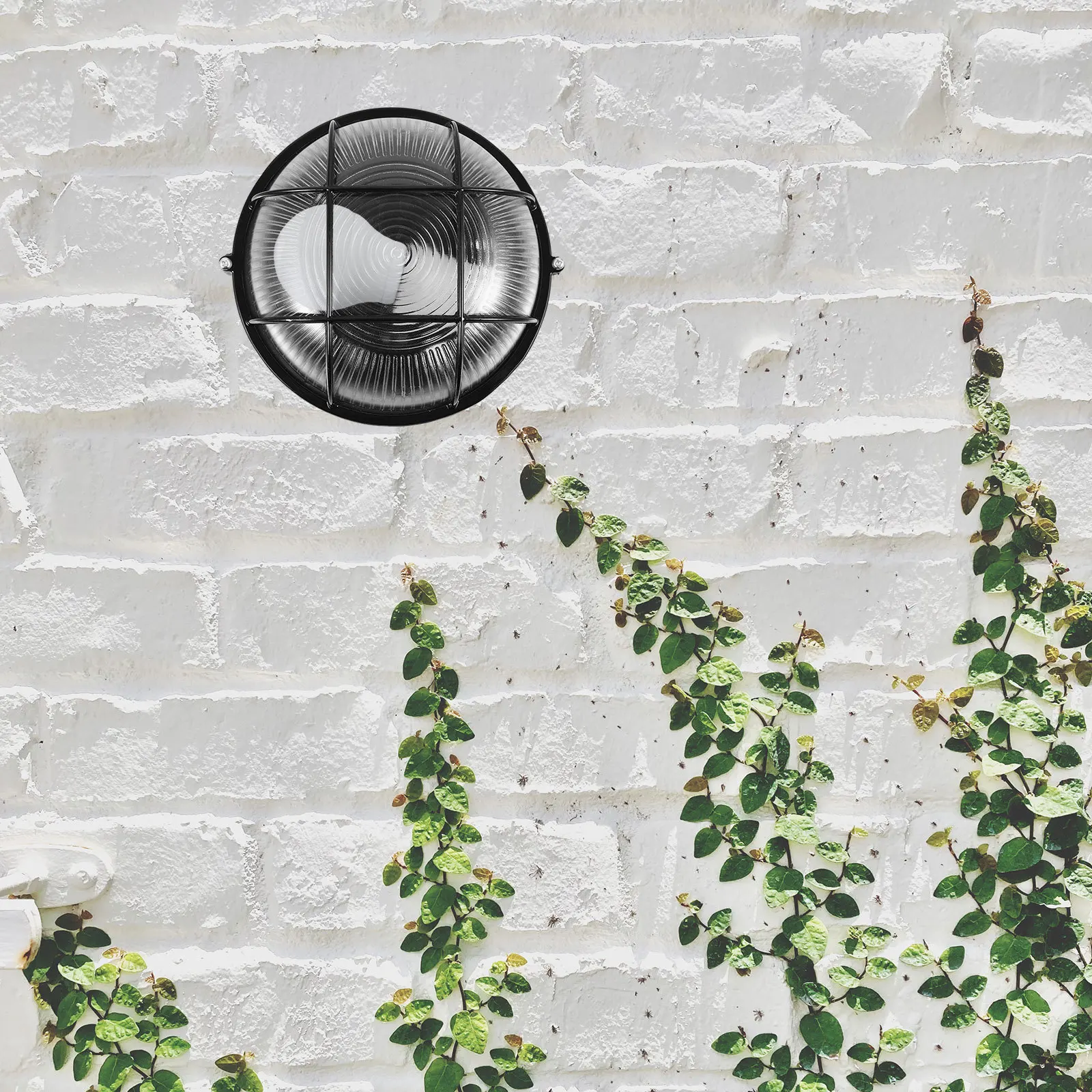 

Wall Lamp Glass Lampshade Sturdy Design Stripe Pattern Decorative Pendant Light Cover Outdoor Patio Wall Light Shade