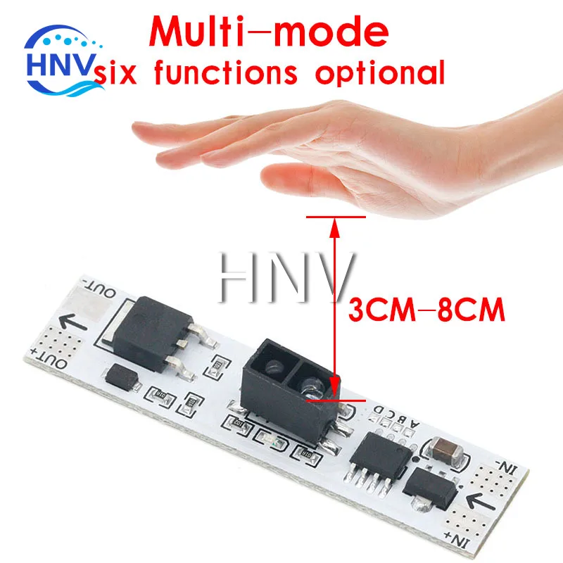 Short Distance Scan Sensor Sweep Hand Sensor Switch Module 36W3A Constant Voltage for Auto Smart Home Compatible multi-function