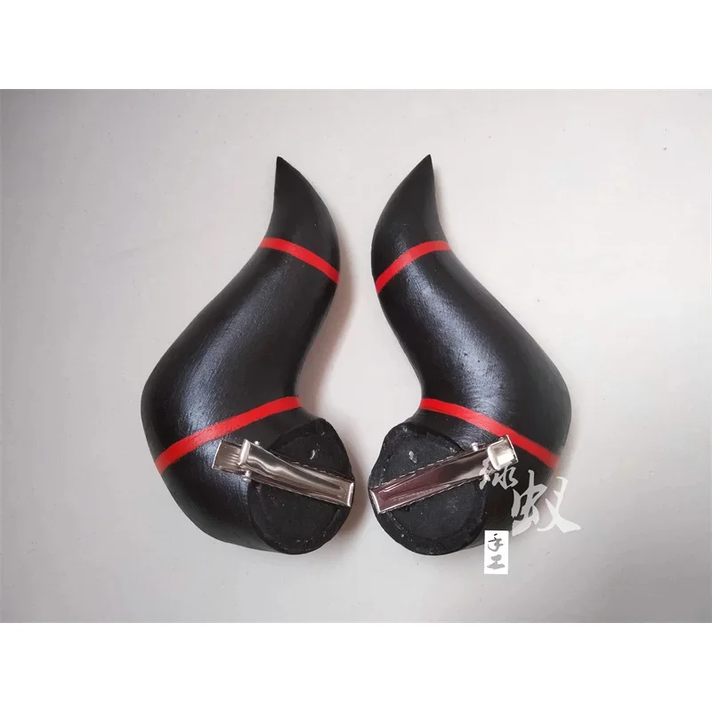 

2025 yiyi Blue Archive Onikata Kayoko Horns Headwear Hairwear Head Clip Cosplay Props Accessories