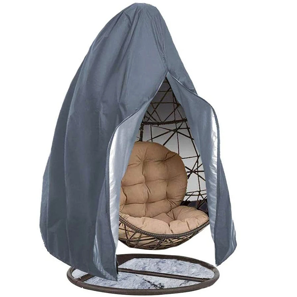 Dustproof Swing Chair Cover Egg Chair Cover Black Hanging Chair Cover 210D Oxford Fabric Dustproof Cover SINGLE-PERSON Version