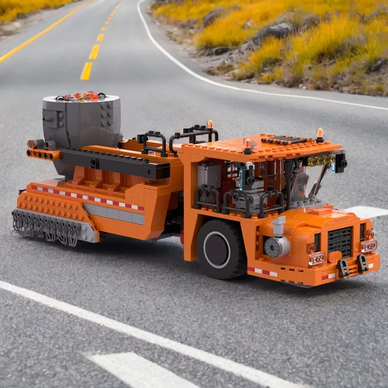 

1174PCS Moc Metal Works Molten Waste Transporter Building Blocks Educational DIY Toy for Kids Operational Skill Development