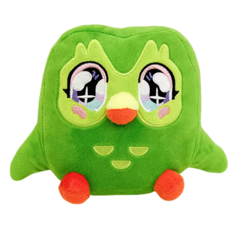Kawaii Green Owl Plush Toy Lovely Cartoon Green Owl Plush Doll Anime Character Rewards Doll Birthday Gift