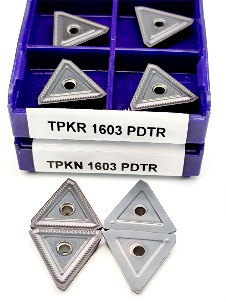 

TPKR1603 TPKN1603 PDTR LT30 TPKN 100% Original Carbide Insert TPKR 1603 CNC Blade Milling Cutter Lathe Cutting Turning Tool