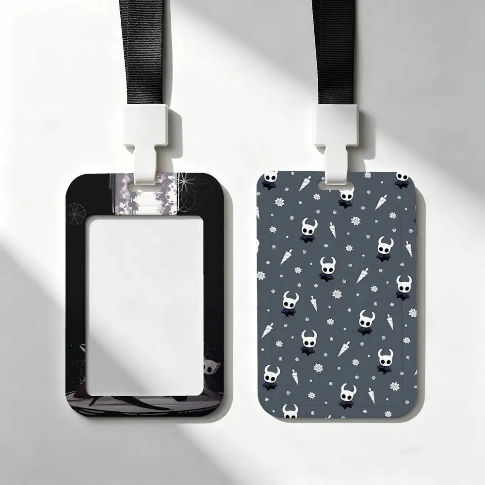 H-Hollow Knight S-Silksong Trendy Luxury ID Card Holder Lanyard Gift Men And Women For Gift Daily Life