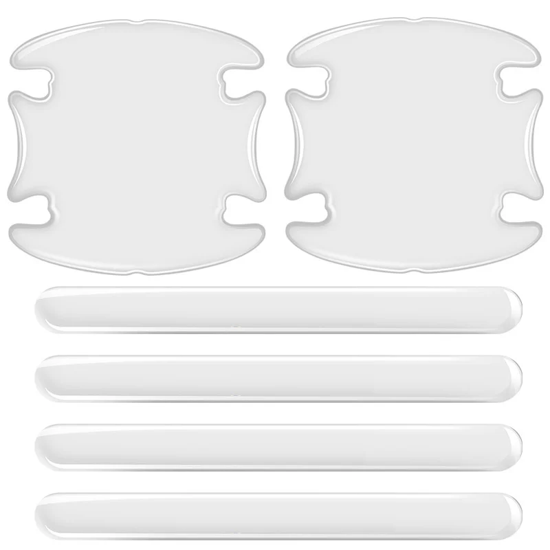 Transparent Protective Stickers for Car Door Handle Bowl Stickers Anti-scratch Protection Anti-collision Invisible Clear Strip