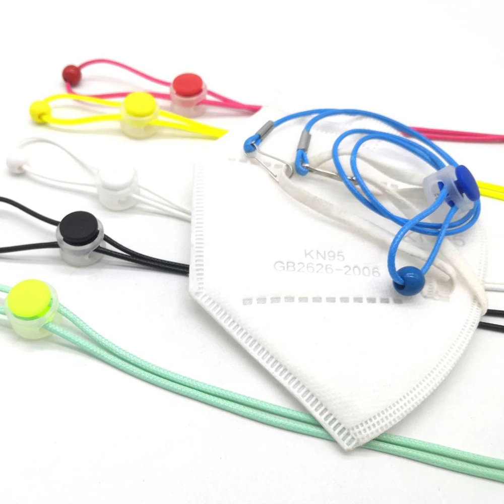 Adjustable Face Mask Lanyard Convenient Holder Rope Anti-lost Face Cover Lanyard Ear Holder Neck Hang Rope With Hook