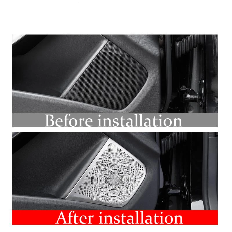 Car Audio Speaker Cover Trim Door Loudspeaker Cover Trim Accessories interior for Mercedes Benz A CLA GLA Class W176 X156 C117 view 4