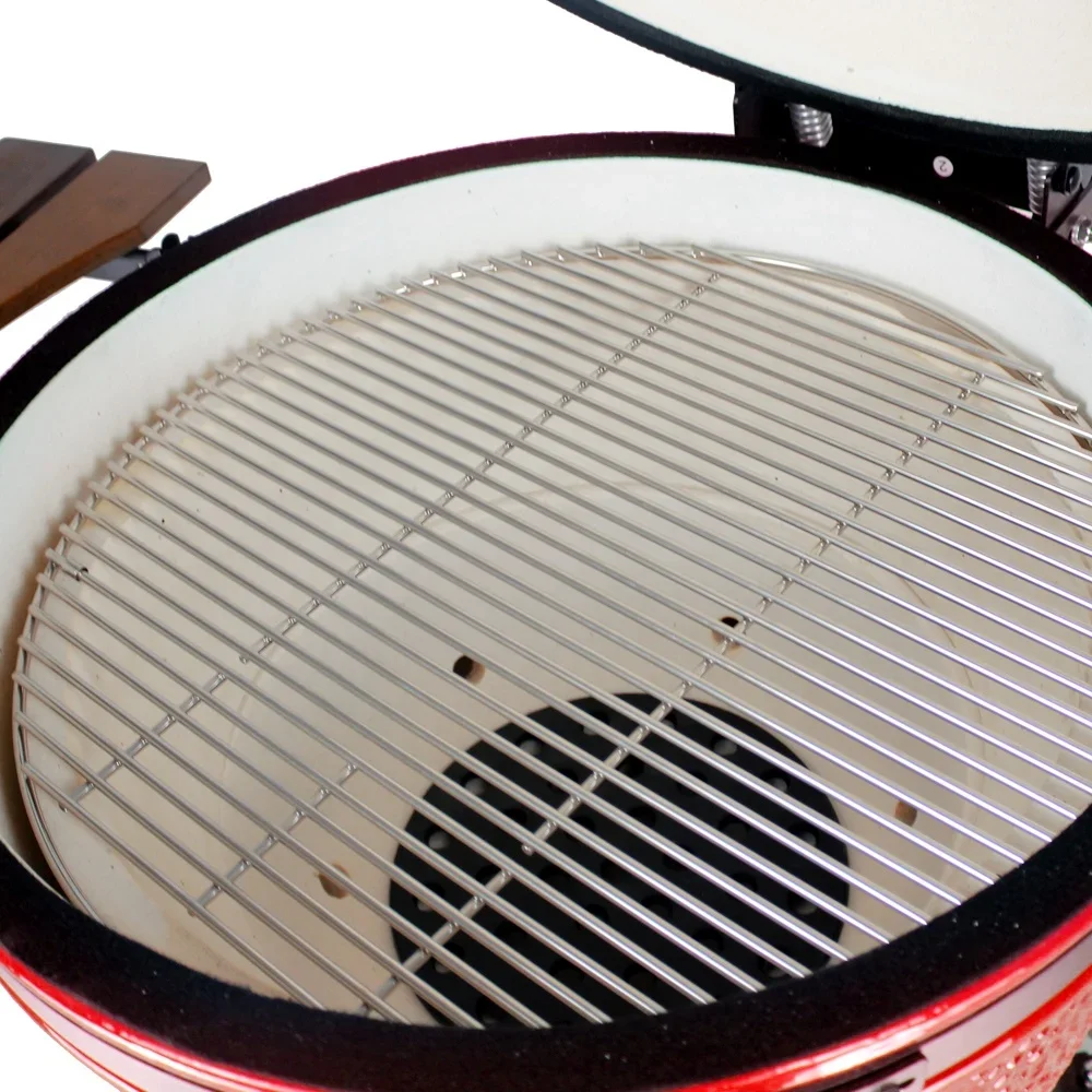 Wysokiej jakości ceramiczny grill Kamado 23,5 cala z węglem drzewnym