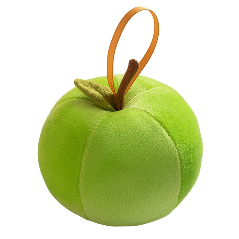 

1 шт., 7 см, плюшевое яблоко с петлей, маленькая подушка с фруктами, 8 цветов, мягкая подвеска, модный аксессуар, подарок на день рождения