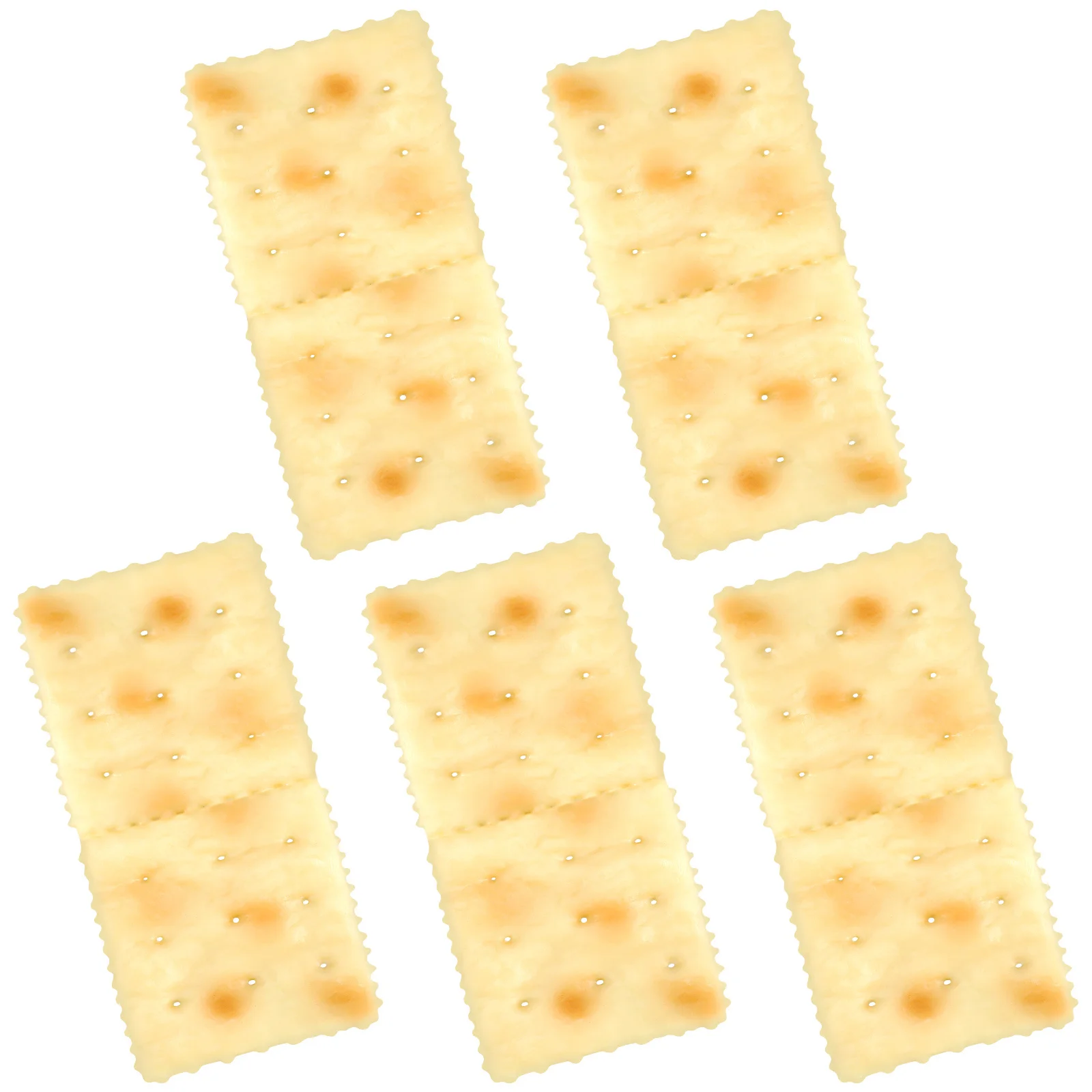 5pcs Simulatie Biscuit Nep Koekjes Hoogwaardige Pvc Realistische Touch Langdurige Display Voedsel Props Fotografie Decoratie