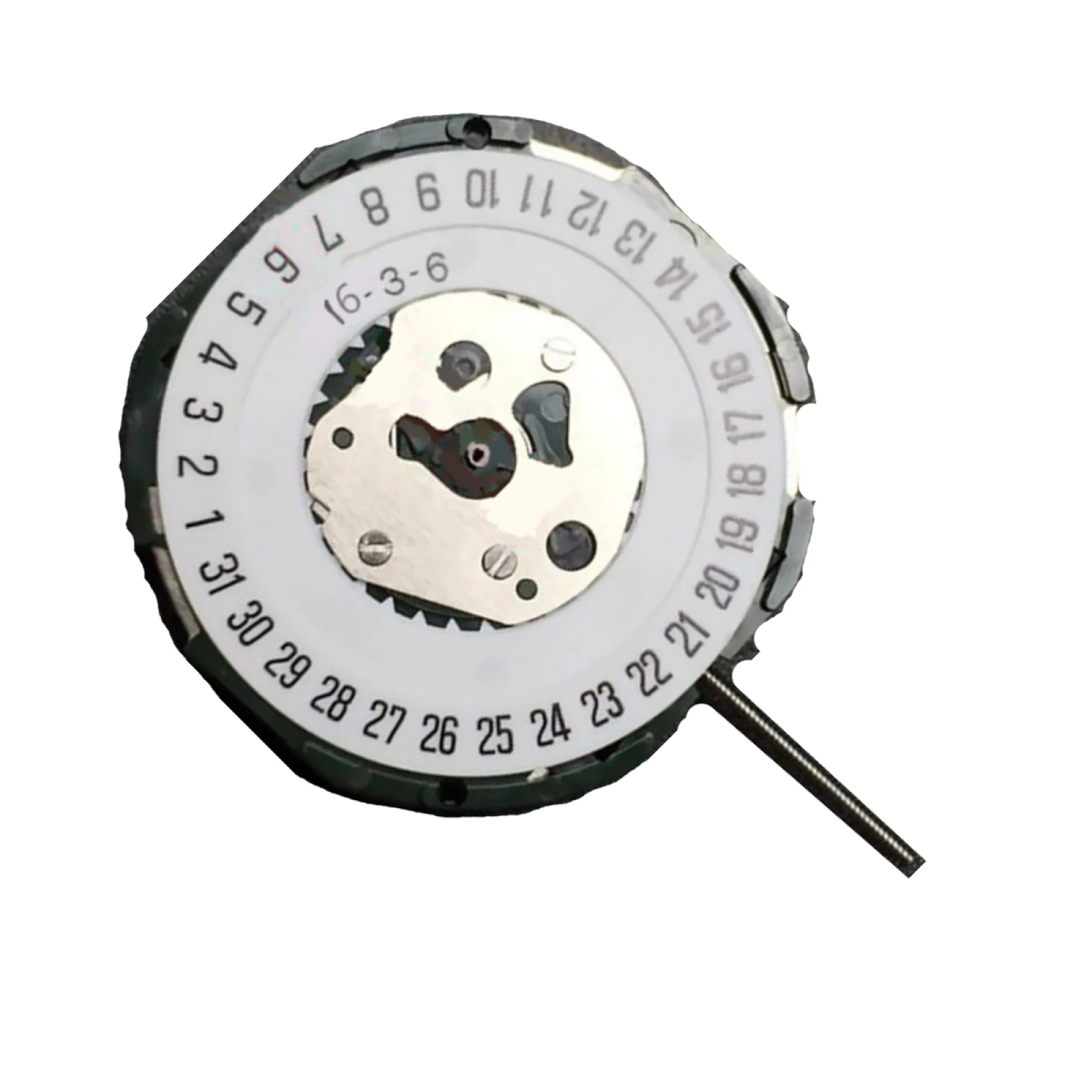 

2115 Кварцевый механизм для часов 26,6 мм со стержнем и батареей для Miyota 2115 Date @ 6 Аксессуары для ремонта механизма часов с одним календарем