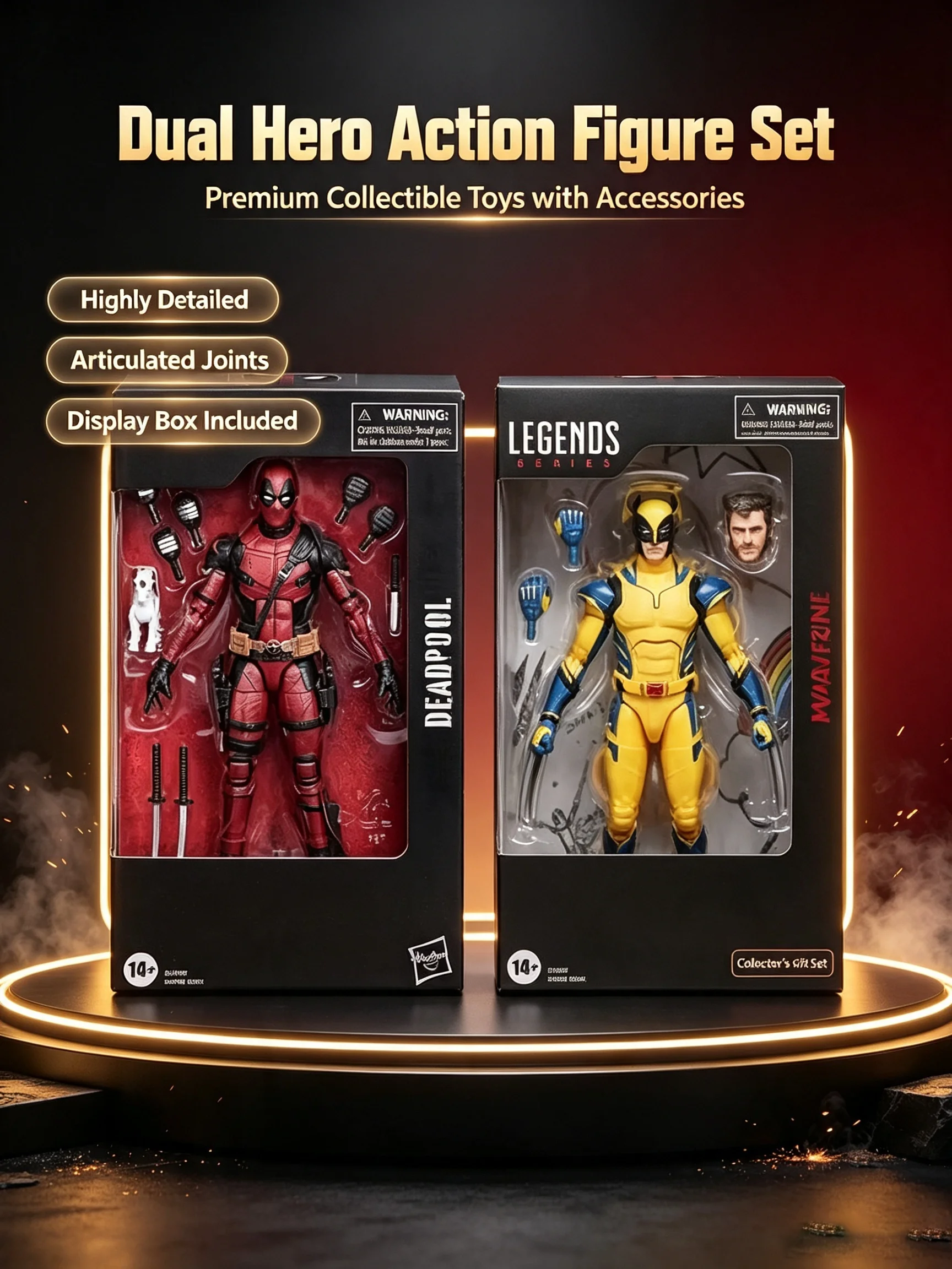Model Kit Deadpool - Süper Mutant Efsane Serisi Koleksiyonluk Bebek