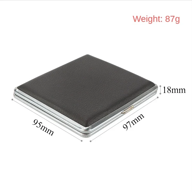 Smoking Accessories Cigarette Case 20 Cigarettes Cases Portable Smoke Case Tobacco Pouch Metal Pocket Box Lighter Gifts For Men