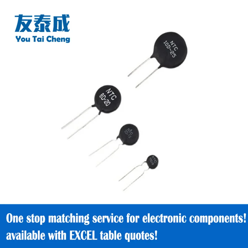 Imagem -05 - Negativo Temperatura Termistor Mf72 Ntc3d7 3o Ntc5d-7 5o Ntc8d-7 8o Ntc10d-7 10o Ntc12d-7 12o Ntc16d-7 16o Ntc22d-7 22o 30 Pcs