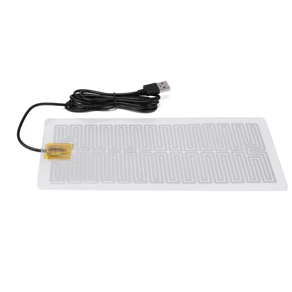 USB Clothes Heating Pad Fast-Heating Mat Electric Heater Sheet Portable Heating Pad Winter Warmer For Vest Jacket Shoes Socks 5V