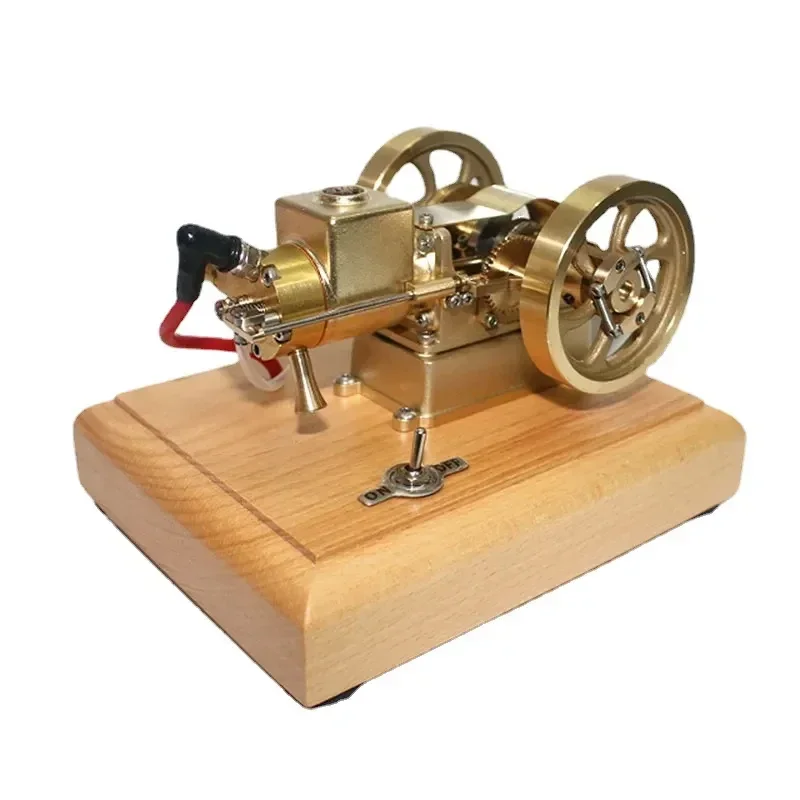 M17 Brass Gasoline Engine Model Metal 16CC Mini Gas Internal Combustion Engine DIY Engine Science Experiment Toy