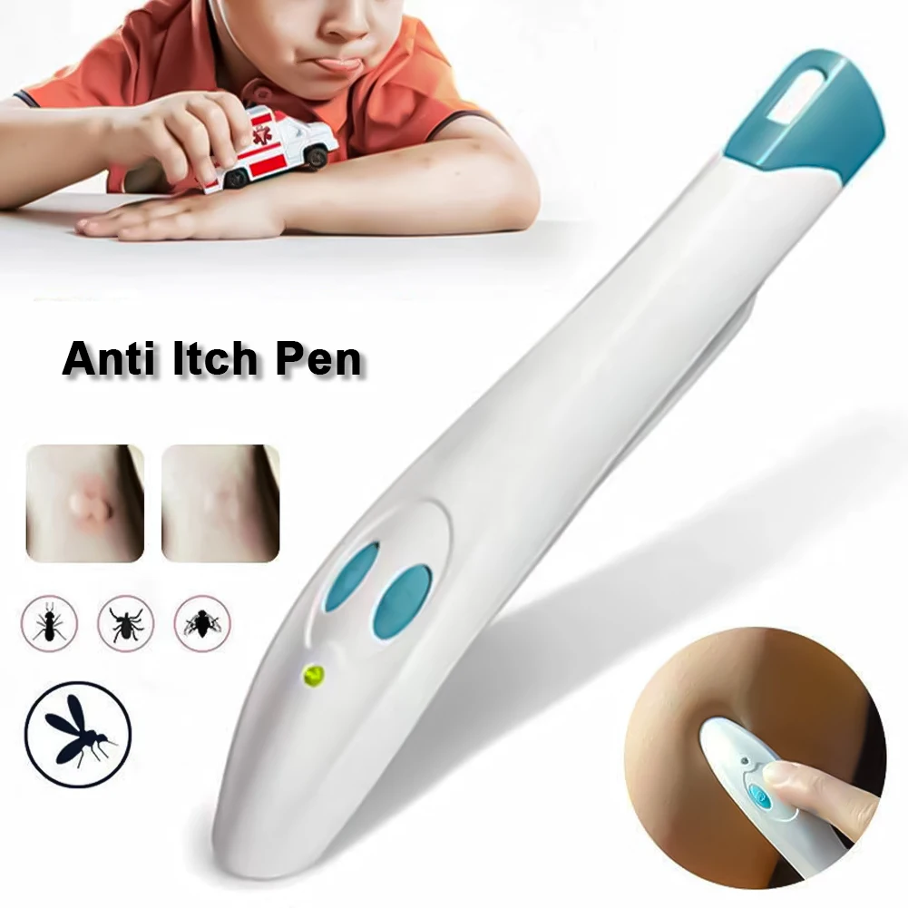 Electronic Mosquito Bite Antipruritic Device Portable Antipruritic Pen Relief Burning Pain & Swelling Relieve Stings Pen for Kid