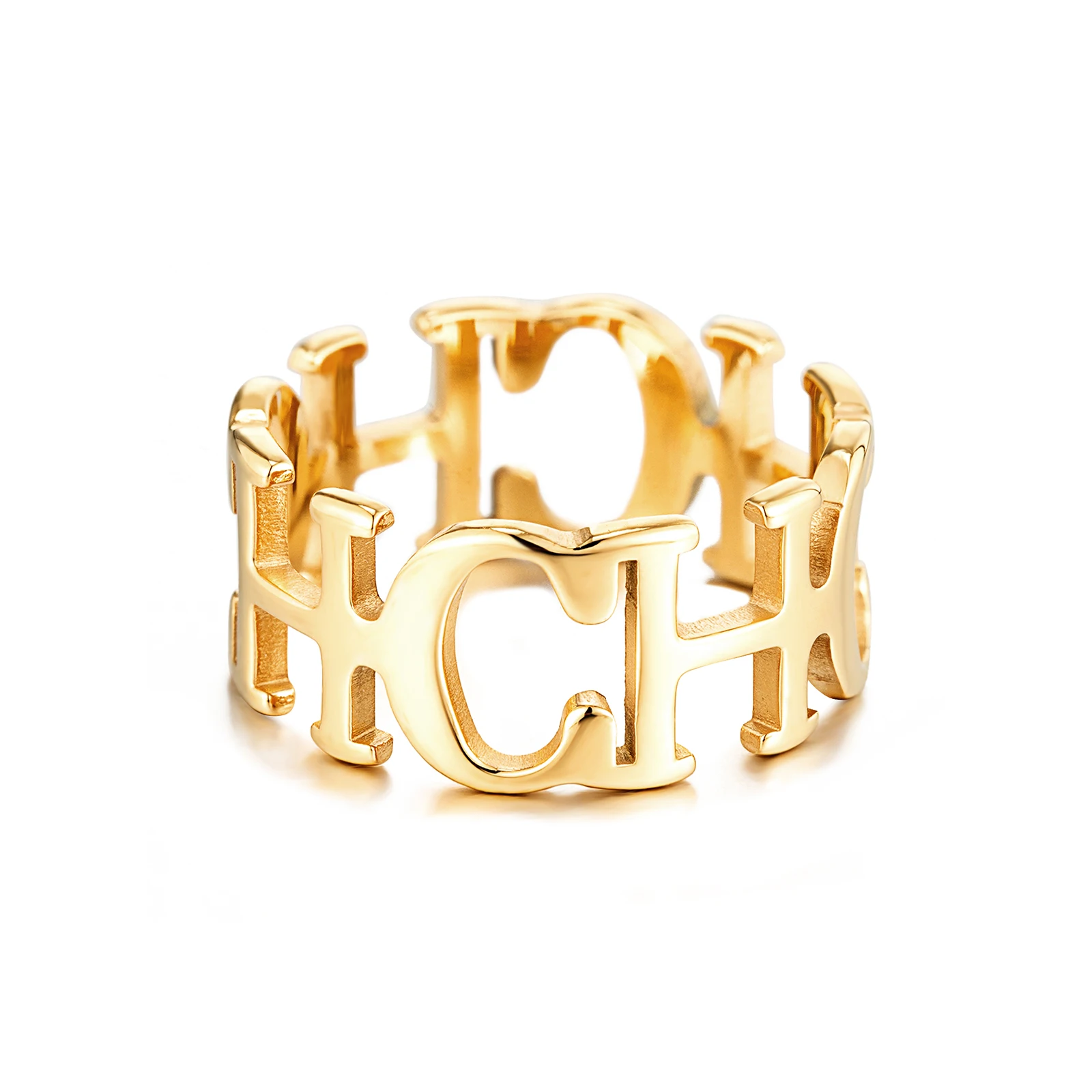 

CHILINCHNENA A fashionable, individual, classic, simple, versatile, light luxury, hollowed-out and high-end festival gift ring