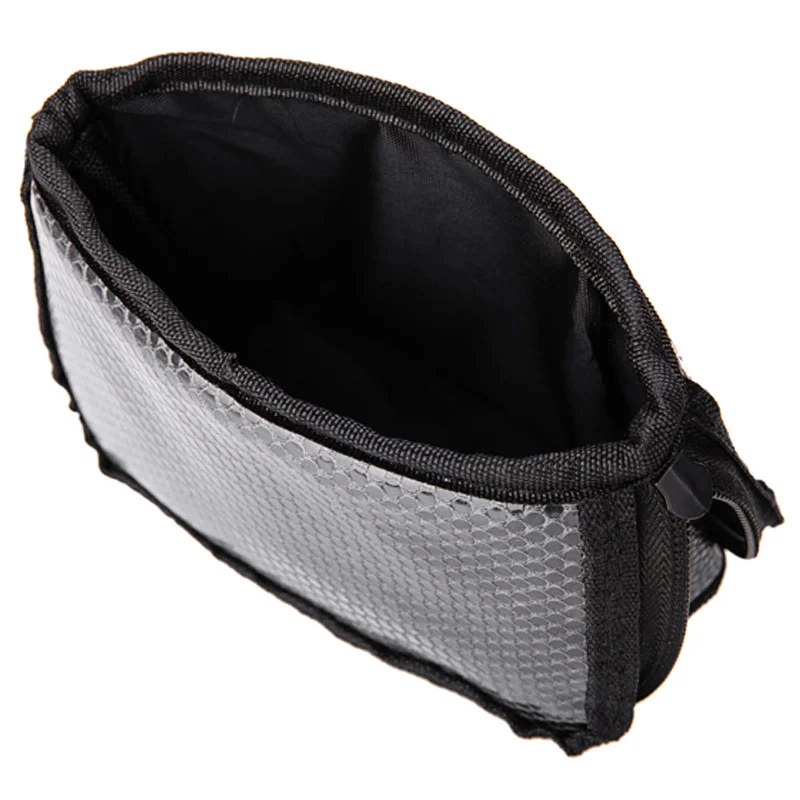 Maquiagem Escovas Saco De Armazenamento Para Mulheres, Sobrancelha Lápis Organizador, Toiletry Bag, Stand Cosmetic Bag, Net Zipper, Maquiagem Ferramentas Armazenamento Pouch