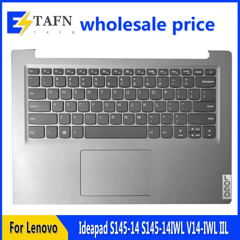 

New Original Laptop Palmrest For Lenovo Ideapad S145-14 S145-14IWL V14-IWL IIL Top Case Upper Cover With US Keyboard