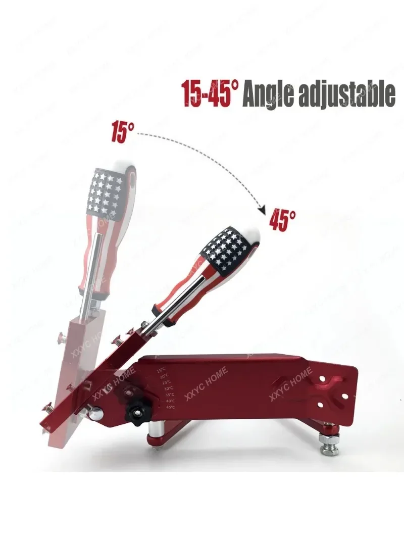 Sharpener Model Lawn Mower Blade Sharpener for Straight and Standard Lawn Mower Blades 15°-45° Adjustable