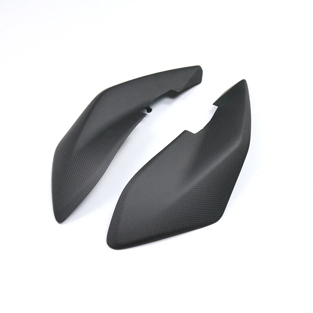 ل DUCATI Hypermotard 950 SP 2019 - 2024 ألياف الكربون الحقيقية الخلفية الذيل مقعد لوحات جانبية غطاء هدية أطقم دراجة نارية الملحقات