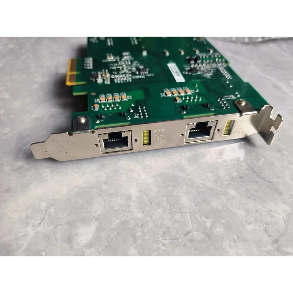 51-18502-0A20 PCIe-GIE62 + لـ ADLINK PCI-E PoE بطاقة التقاط الصور للكاميرا الصناعية بطاقة ثنائية المنفذ