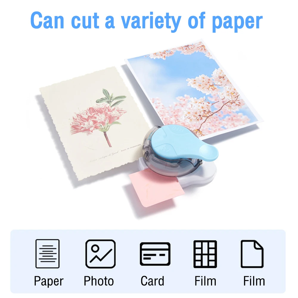 Corner Rounder Mini Corner Trimmer Punch R4/R7/R10mm Round Corner DIY Paper Card Photo Planner Cutting Supplies