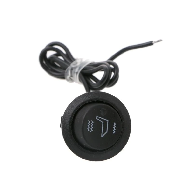 G8TE Universal 12V 3Pin Motorcycle Car for Seat Rocker Switch Round On/Off Control Button 3 Pin Toggle Switch