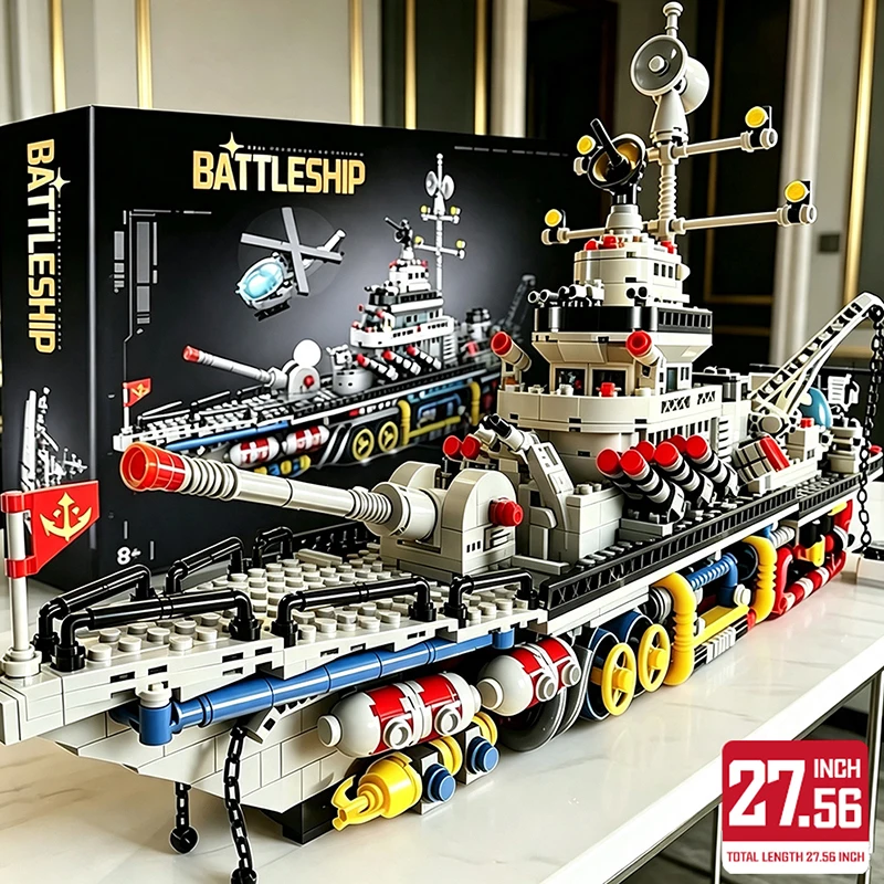 70cm-giant-warship-building-blocks-semi‑mechanical-ship-model-boys-birthday-gift-building-interlocking-toy-kids-christmas-gift