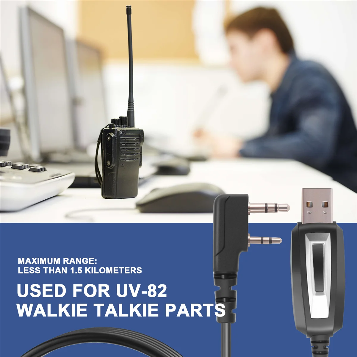 ZDH BAOFENG Usb Programmeerkabel & Cd voor Baofeng/Pofung Uv-5R Uv-82 Gt-3 888S Ten4 F9 + Radio Walkie Talkie Deel