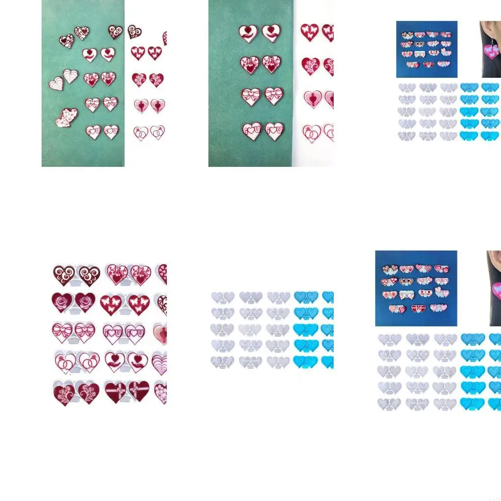 

Butterfly Heart Silicone Mold Earrings Mould for DIY Enthusiasts