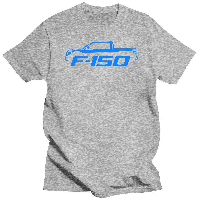 Phiking designer t shirt Man 2009 14 F150 Pickup Truck Blue Classic Color T shirt 3XL T Shirt Buy Short Sleeve