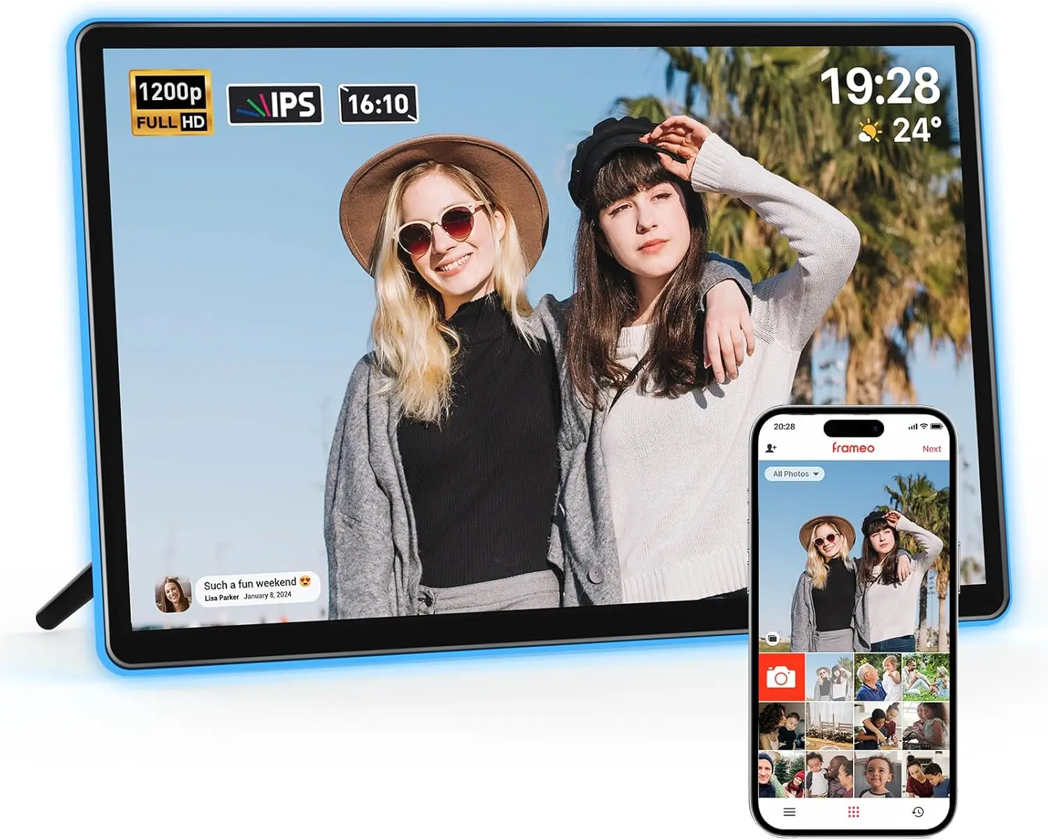 14" Neon Light Digi…