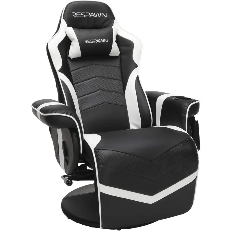 900 Gaming Recliner - Video Games Console Recliner Chair, Adjustable Leg Rest and Recline