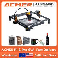 ACMER Laser Engraving Machine P1 S Pro 5.5W Laser Engraver Cutting Machine With WIFI For Lacquered Metal Wood Plastic Handcraft