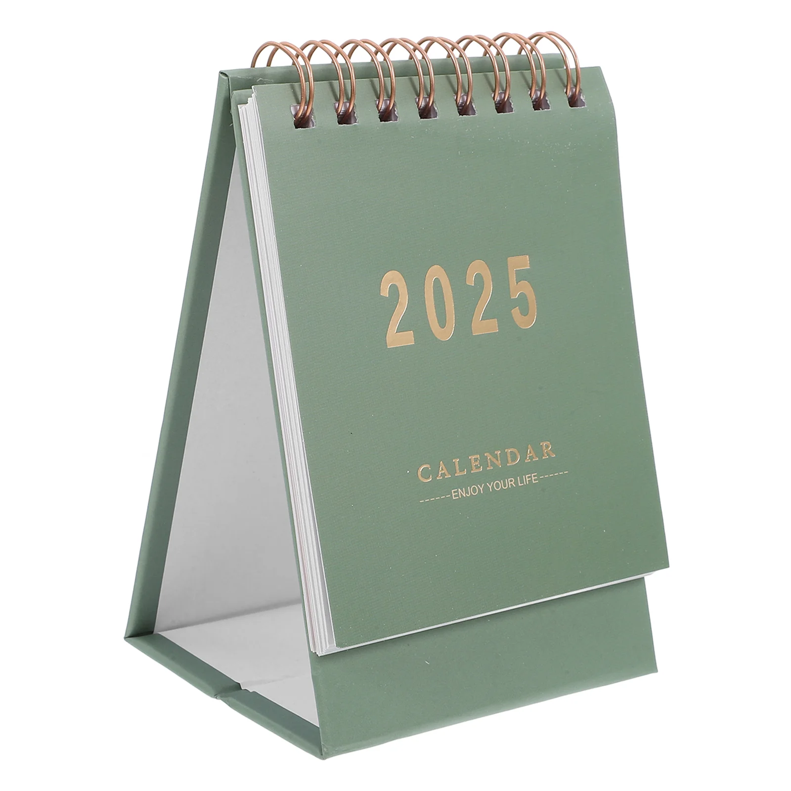 2025 Desk Calendar Daily Mini Office Stand Standing Flip for Makeup Advent Calendars