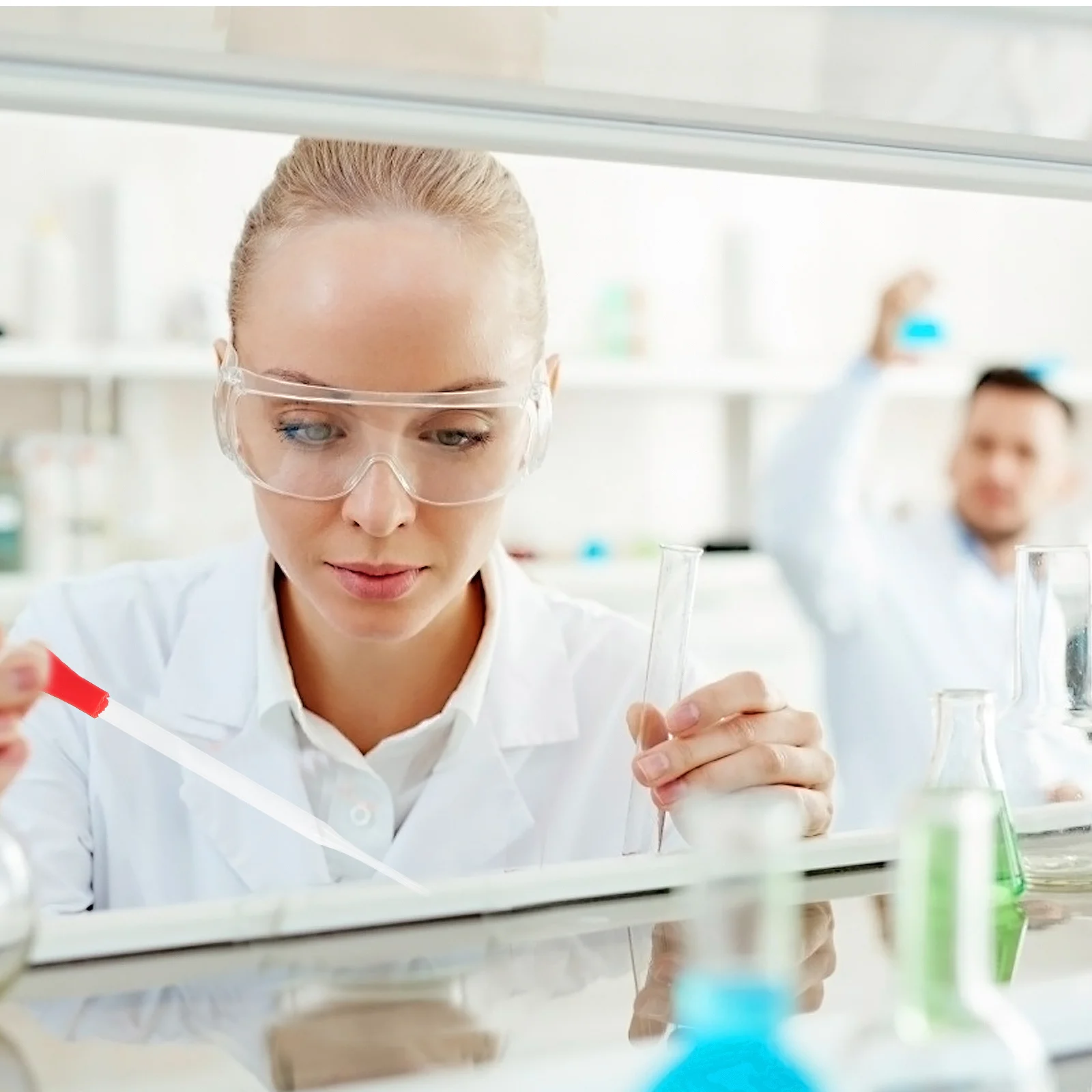 

30Pcs Glass Dropper Durable Transparent Liquid Pipettes for Laboratory Use Glass Transfer Pipettes Set Dropper Tool