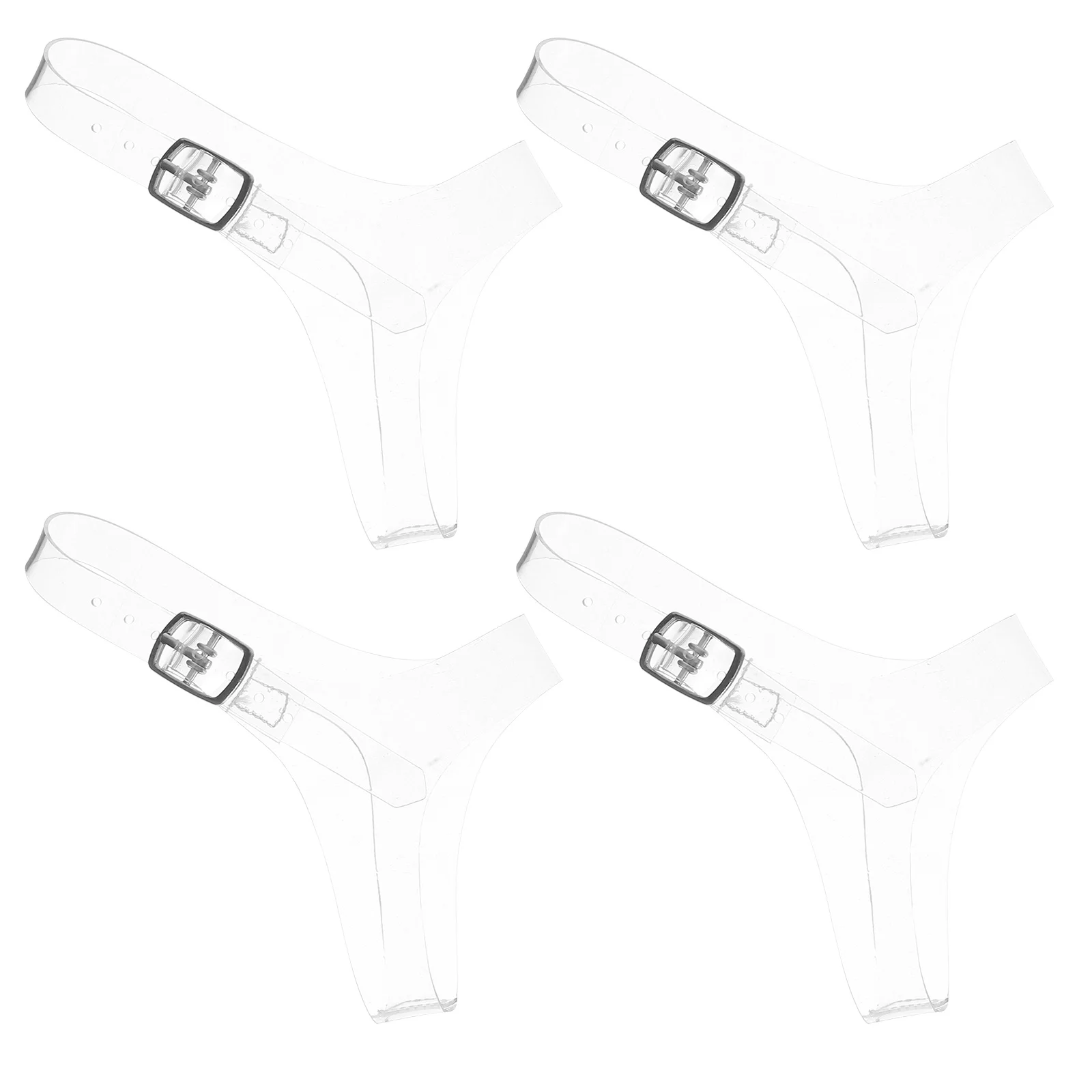 

HOODANCOS 2 Pairs Invisible Laces for High Heels Women Detachable Shoe Straps No Fit for Loose Shoes