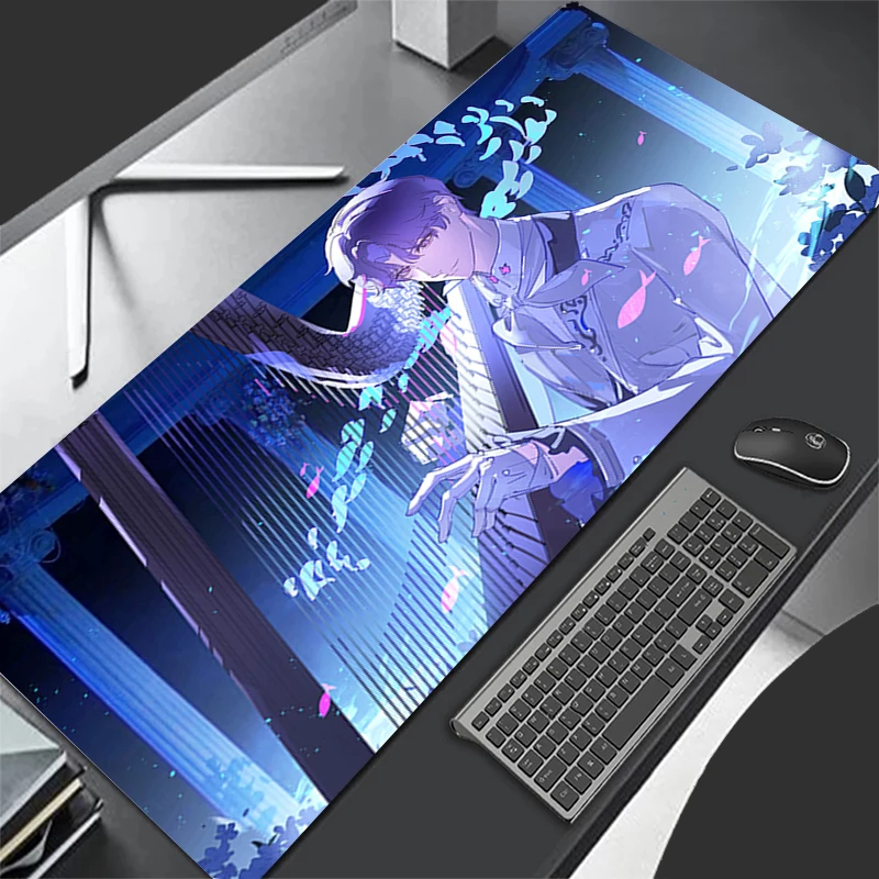 Mousepad Computer Gaming Accessories Keyboard Pad L-love And Deepspace Rafayel Office Rubber Mouse Pad Decoracion Desk Mouse Mat