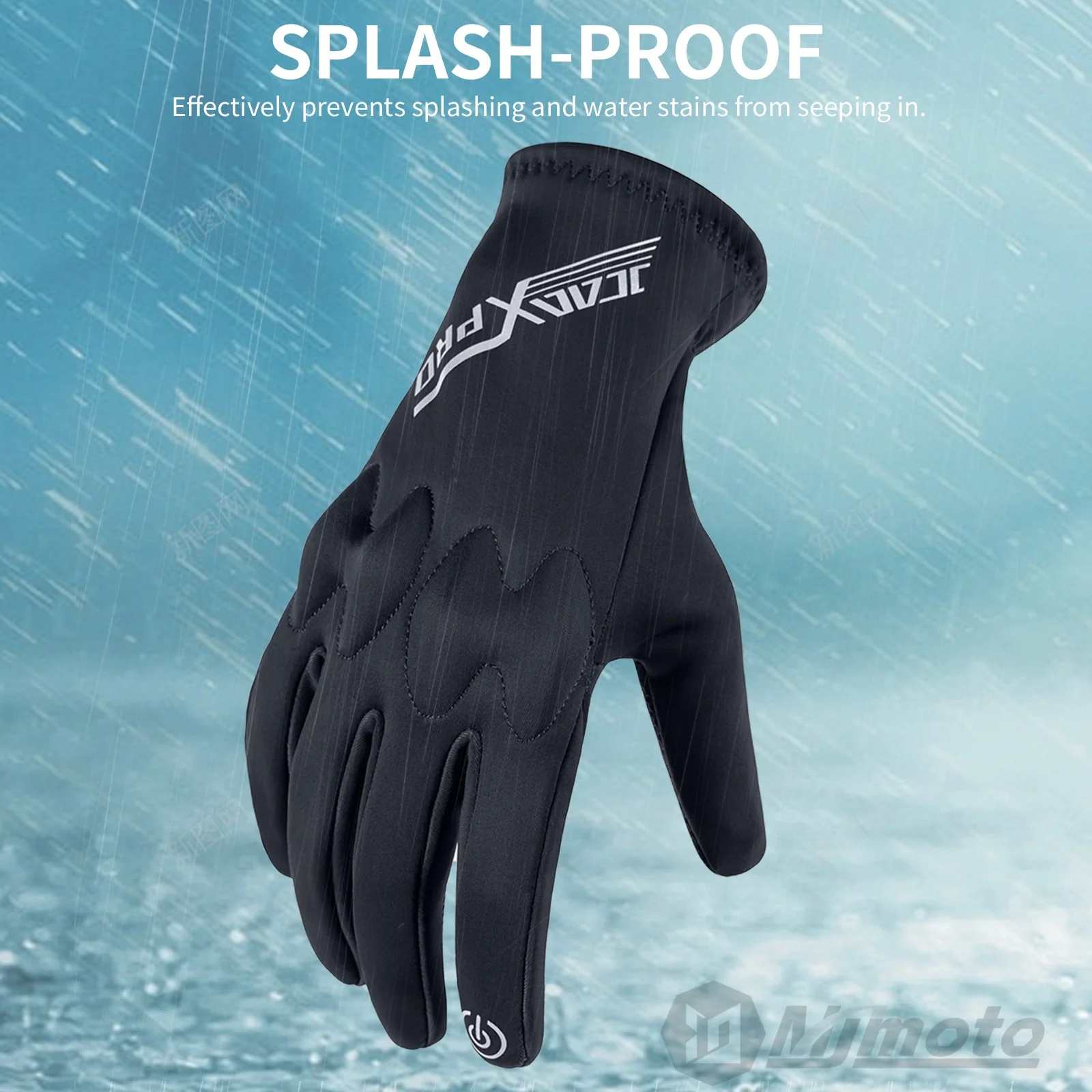 Winter Motorcycle Gloves Inner Liner TouchScreen Waterproof Windproof Motorcross Soft Shell Protective Gloves for Skiing Hunting