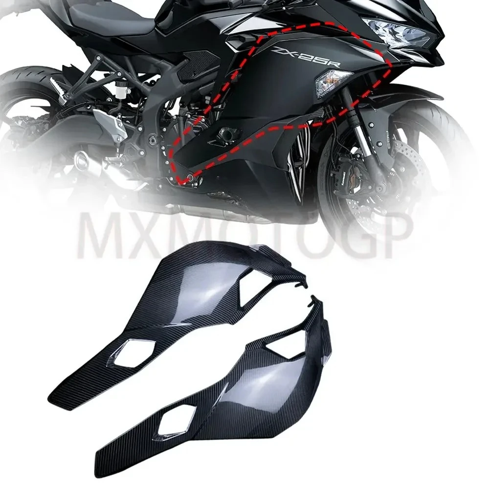 

Motorcycle Modified 3K Carbon Fiber Headlight Fairing for Kawasaki ZX25R ZX 25R 2020-2021 ZX4RR/4R ZX-4RR/4R